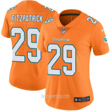 Minkah Fitzpatrick Miami Dolphins Womens Authentic Color Rush Orange Jersey Bestplayer
